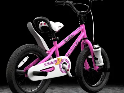 Royal Baby Kids BMX Bike 3D model