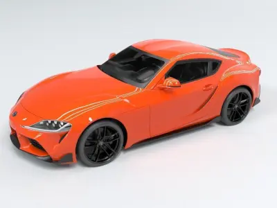 toyota supra  3D model