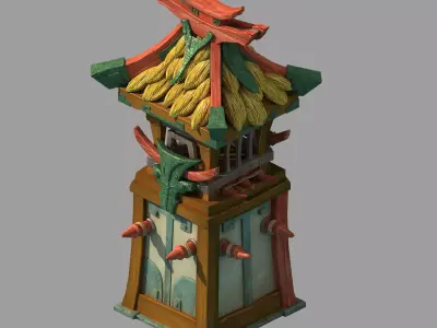 Game City - Station - Sentinel 35 3D model