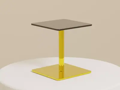 Square Side Table A001 Free 3D model