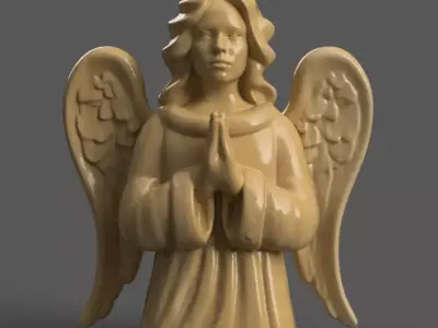 angel for christmas decoration  008 3D print model