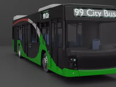 City Bus - Menarinibus 12 CityMood 3D model
