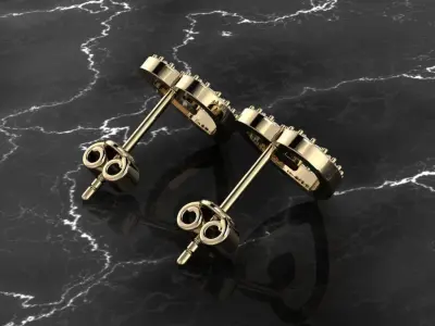 Jewelry Earring 3D print model