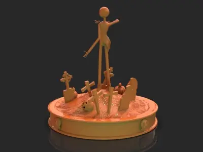 Jack Skelligton 3D Print 3D print model