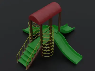 Sports town assist 3D model