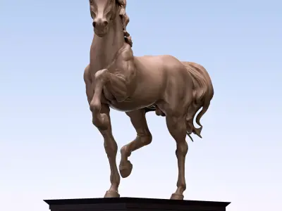 Arabian horse 3D print model 3D print model