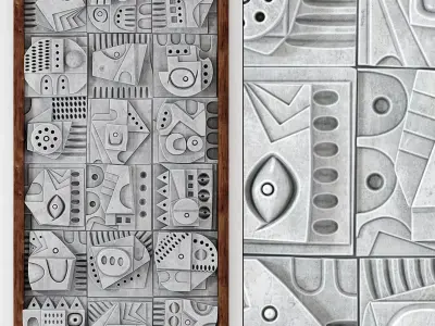 Stone decor n123 3D model