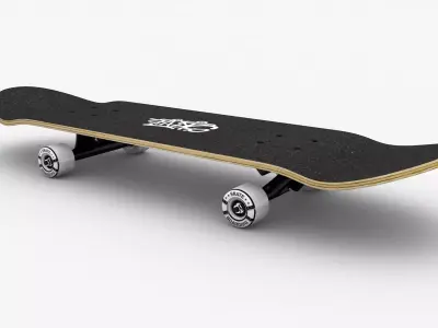 Realistic Skateboard 3D model