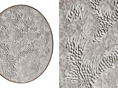 Circle Wall art panel by Fenella Elms 3D model