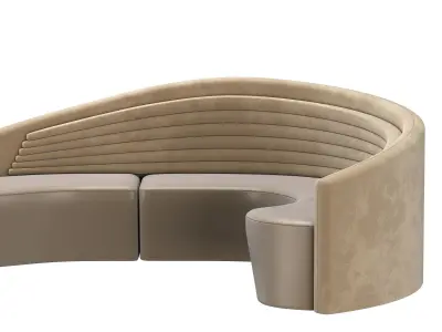 VIP Lounge Lobby sofa 3D model