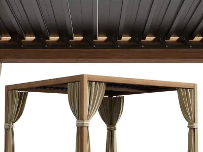 pergola eivissa open air file 3D model