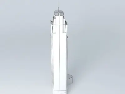 Oriental International Financial Plaza  Free 3D model