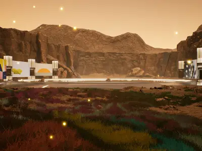 Cosmic Circle Showcase Place 3D model