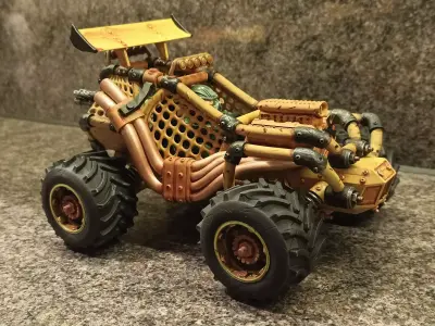 Road Rage RR-010 Mad Max style 3D printable models 3D print model