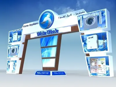 Fair Gate exhibition Event a384b 3D model