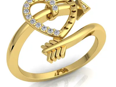 luxury Fancy Ring59 3D print model