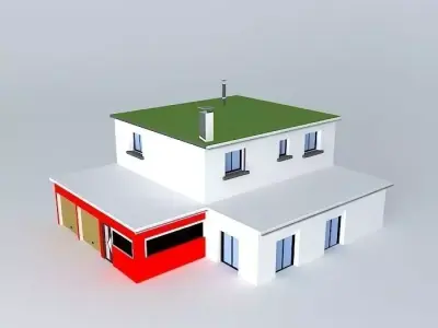 Dwelling house Free 3D model