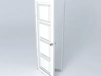 wooden doors  Free 3D model