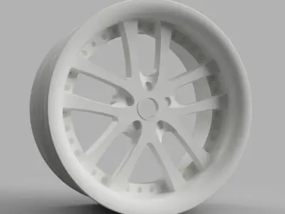D52mm 12MM HEX RC Wheels Weds Kranze LXZ 3D print model