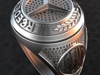 Mercedes-Benz Silver Gold  Print 3D print model