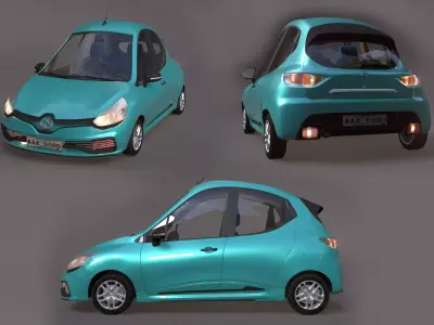 cartoon car 3D model