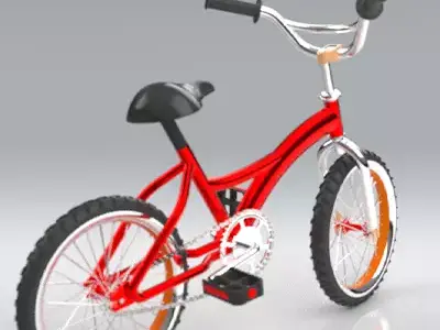 Bicycle  Low-poly 3D model