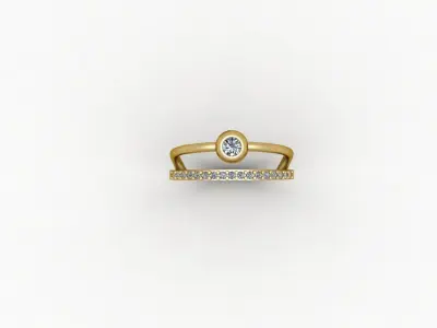 Gold Ring Print 3d Ring stl  3D print model