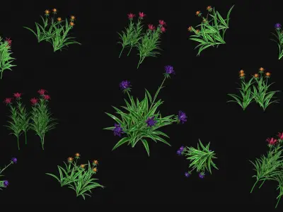 Flowers R12 3D model