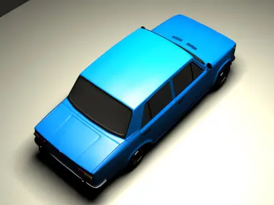 Vaz-2101 car 3D model