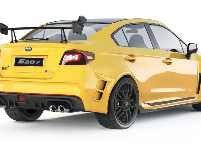 Subaru WRX STi S207 3D model