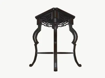 Stool flower pot 3D model