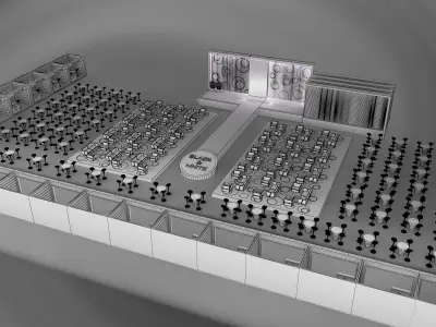 Event Exhibition Setup show presentation display a79 3D model