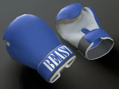 Boxing gloves  3D model