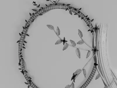 Gold mirror serip Free 3D model