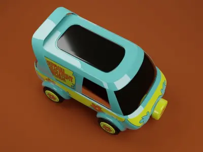 Mystery Machine 3D model 3D model