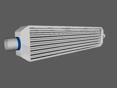 Intercooler Low-poly 3D model