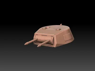 Panzer 1 Tank Turret 3D print model
