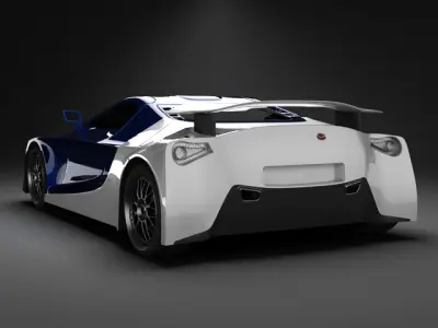 Weber Sportscar 3D model