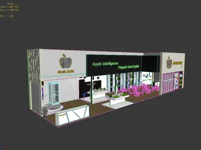 Exhibition - Area - 24X6-3DMAX2009-011 3D model