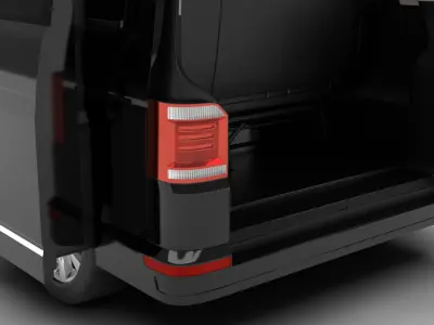 Volkswagen T6 Transporter 2019 HQ 3d model  3D model