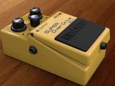 Boss SD-1 3D model