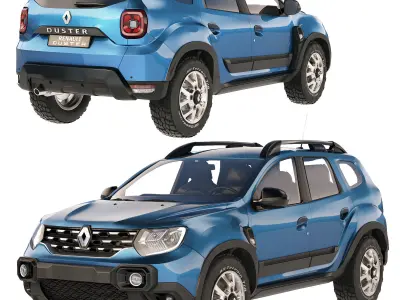 Renault Duster 2021 3D model