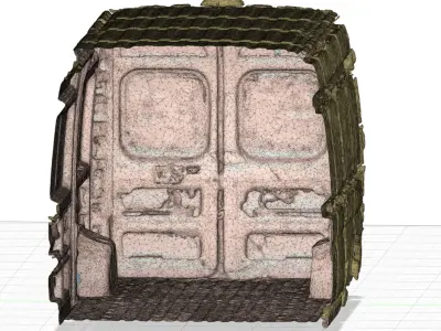 Ducato L2H2 2012 interior 3D-Model 3D model