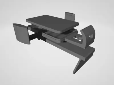 Car CD player phone holder Free 3D print model