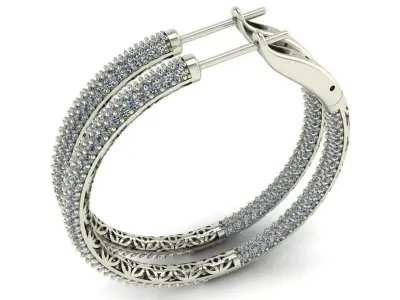 Hoop Earring 3D print model