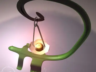 Lizard candle Free 3D model