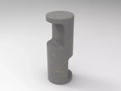 Laopy Stool Low-poly 3D model