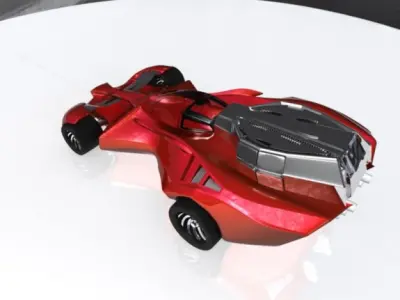 Concept Car 3D model 11