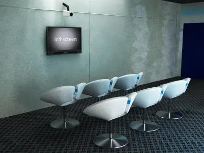 Booth Exhibition Stand a502b 3D model