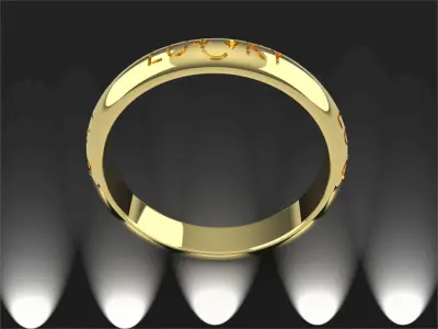 Lucky ring Free 3D print model